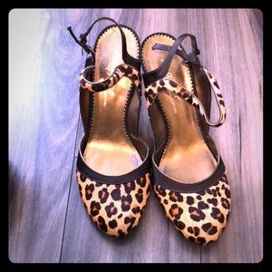 Imagine Vince Camuto leopard heels